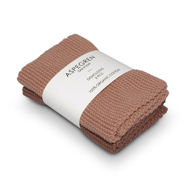 Gestrickte Spültücher aus Bio-Baumwolle | 2er-Set