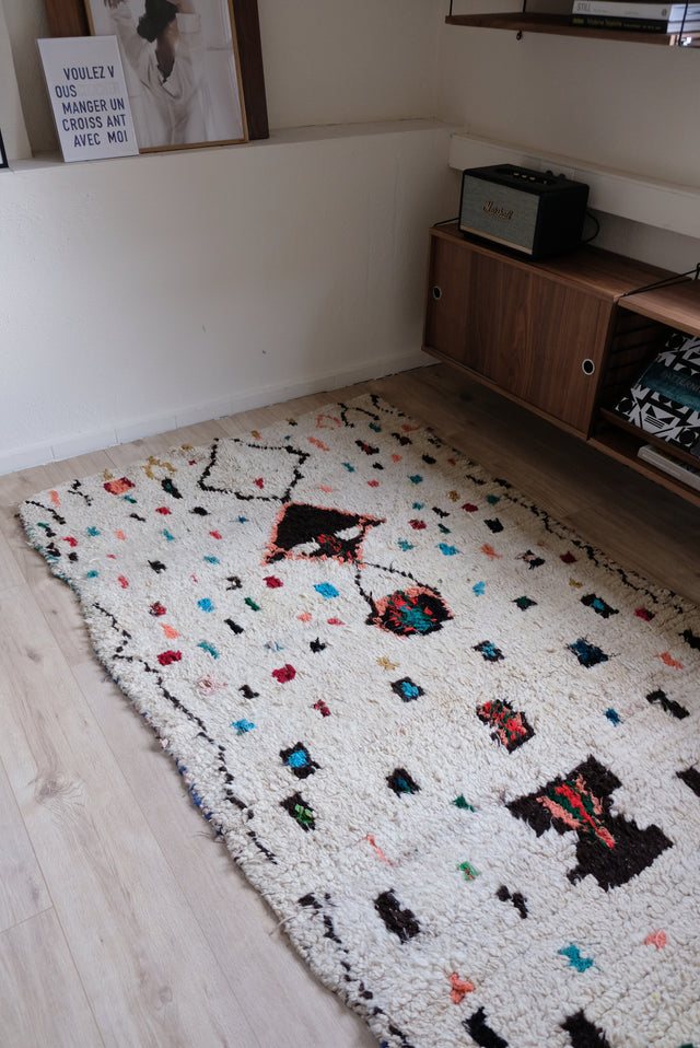 Azilal LONG DRIPPING DOTS | M | 1,25 x 2,65 m