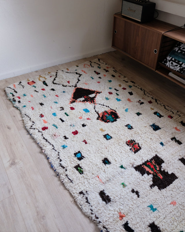 Azilal LONG DRIPPING DOTS | M | 1,25 x 2,65 m