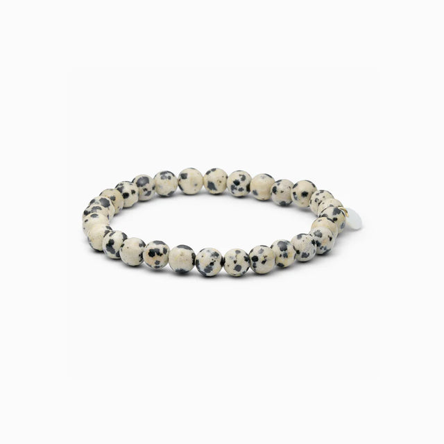 Edelstein-Armband JOY aus Dalmatian Jaspis | Essential