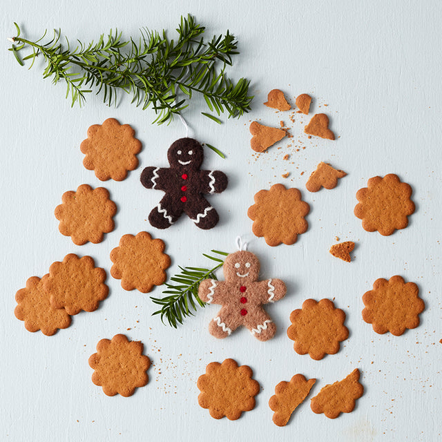 Weihnachts-Anhänger aus Filz | Lebkuchenfigur