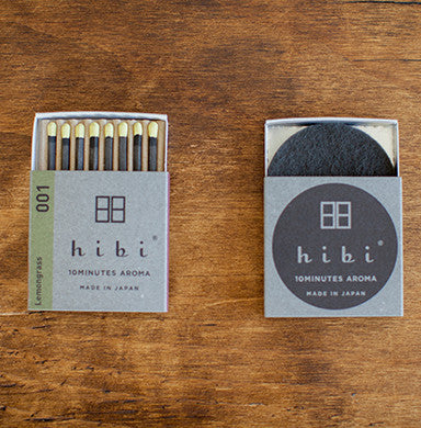 Hibi Duftstreichhölzer | 10-Minuten-Räucherstäbchen aus Japan