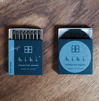 Hibi Duftstreichhölzer DEEP | 10-Minuten-Räucherstäbchen aus Japan