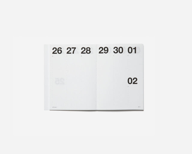 Wochendoppelseite im Basic Planner 2027 mit den Tagen 26. April bis 2. Mai