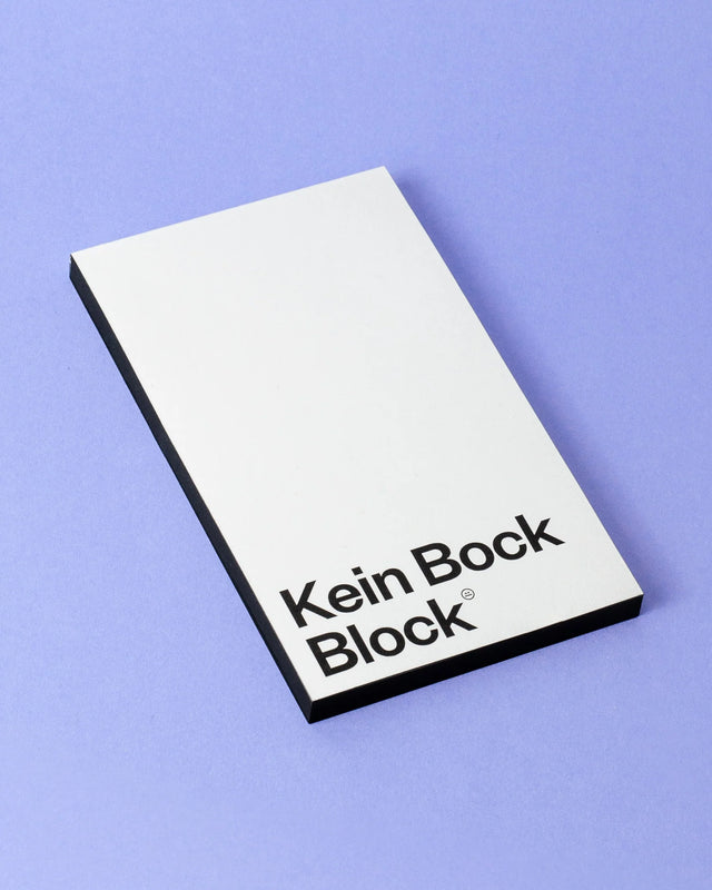 Notizblock "Kein Bock Block" | Schlechte Karten