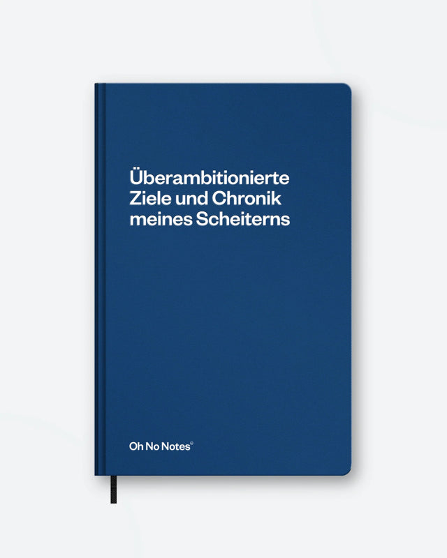 Notizbuch "Chronik meines Scheiterns" | Oh No Notes
