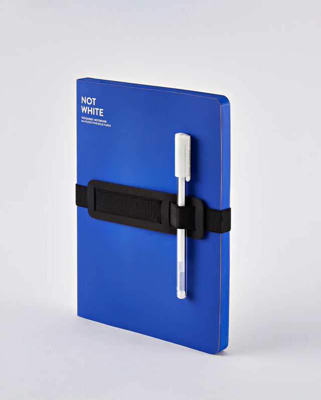 Notizbuch Not White  L „BLUE“ | Nuuna