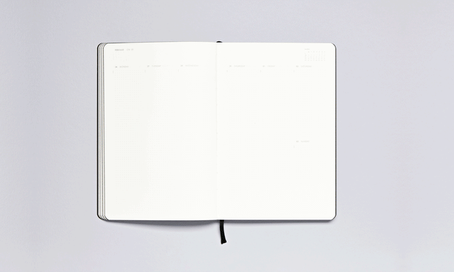 Wochenkalender L „2024 - Weekly Pleasures“ | Nuuna