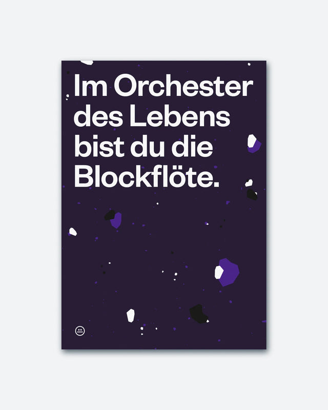 Postkarte "Orchester" | Schlechte Karten