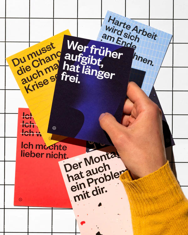 Postkarte "Manche Probleme existieren nur in deinem Kopf..." | Schlechte Karten