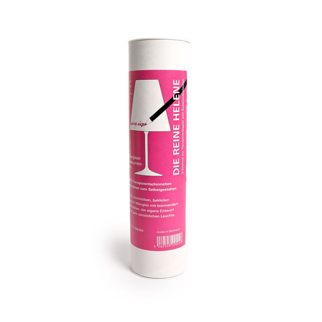 Weiße Papier-Lampenschirme für Weingläser - REINE HELENE| 3 im Set