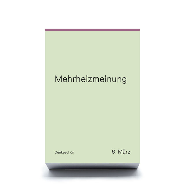 Denkeschön – Kalenderblatt mit Wortspiel