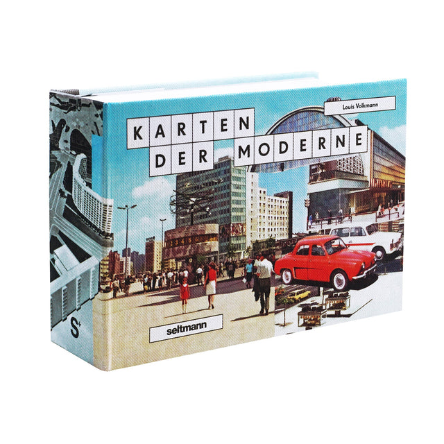 Karten der Moderne, Postkartenbuch von Louis Volkmann – Cover