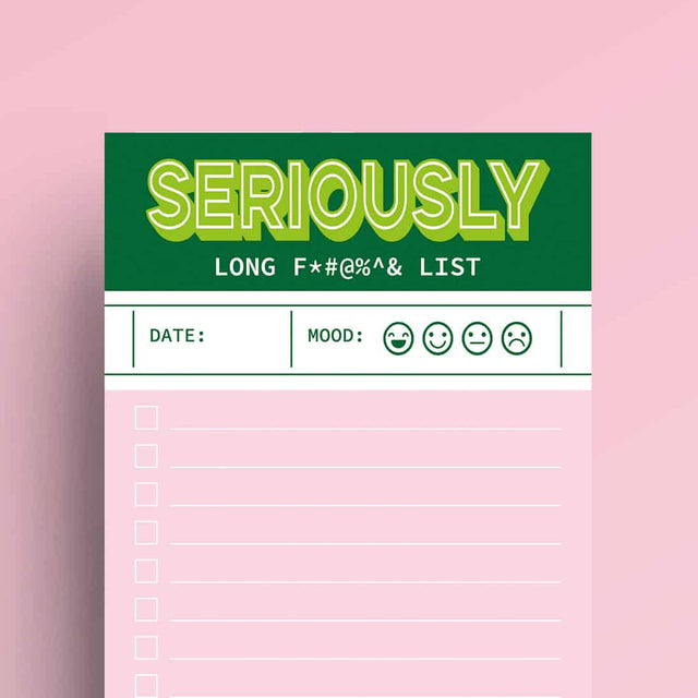 To-Do-Block "Seriously long f*#@%v& List"