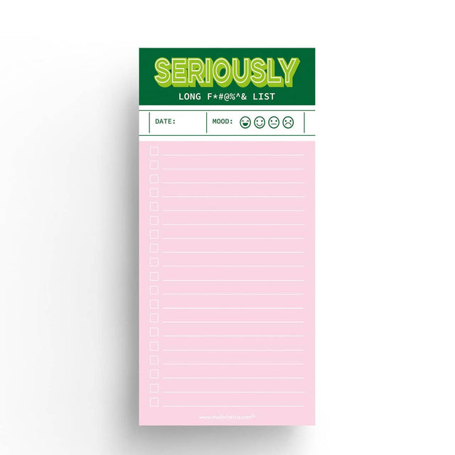 To-Do-Block "Seriously long f*#@%v& List"