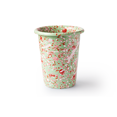 Bunt gesprenkelter Emaille-Becher ISLAND BREEZE