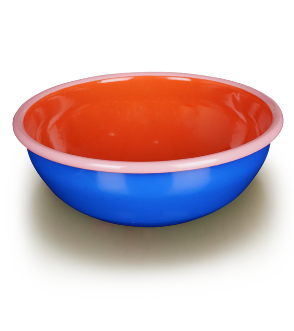 Knallbunte Schüssel aus Emaille | DM 20 cm