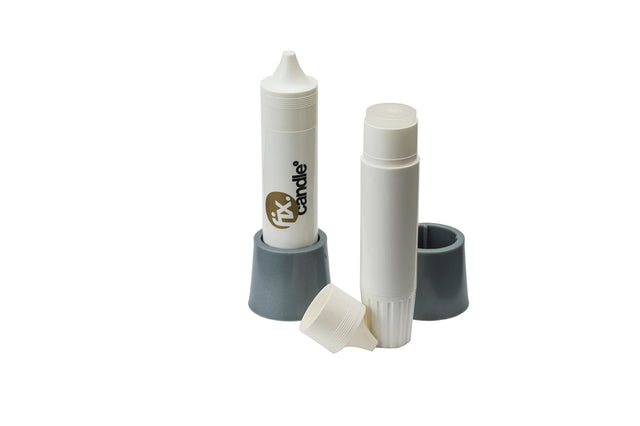 FixCandle | Wiederverwendbarer Kerzenkleber und Anspitzer für Kerzen