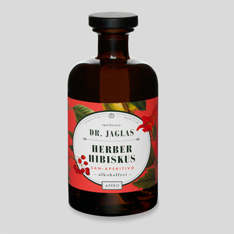 Dr. Jaglas HERBER HIBISKUS - Alkoholfreier Aperitiv als Spritz