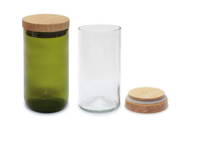 Vorratsglas weiß oder grün | 450 ml