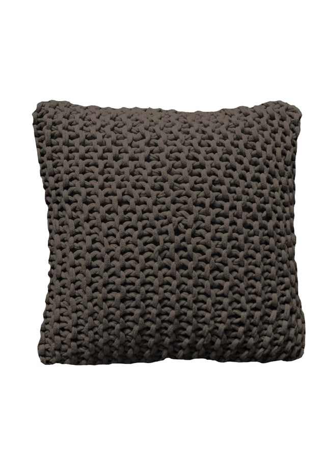 Grob gestricktes Kissen TUBE | 40x40 cm | Care By Me