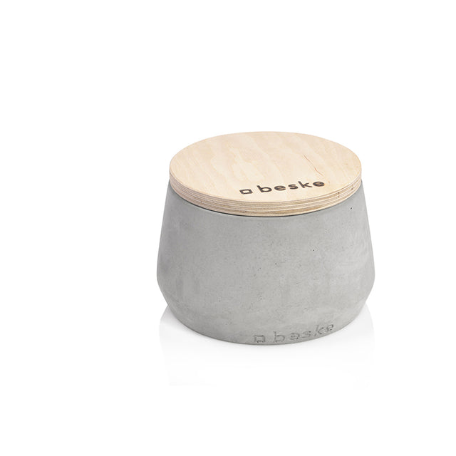 Rundes Beske-Betonfeuer STELLER | DM 14 cm, bauchig
