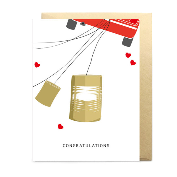 Klappkarte mit 3D-Herz oder Dose zur Hochzeit