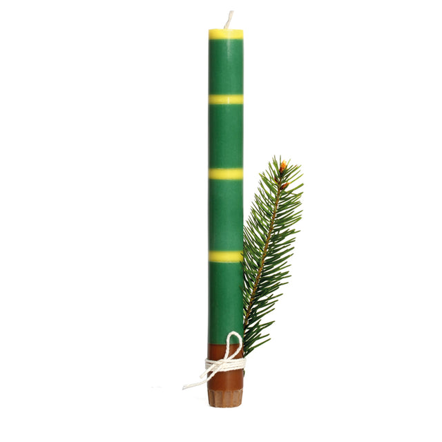Tannenbaum | Handgegossene Weihnachtskerze aus Stearin