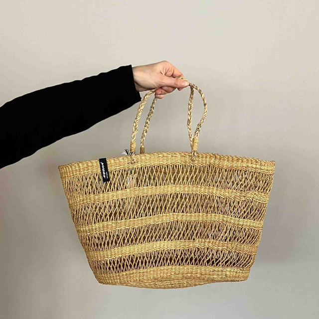 Bolga Markt-Korb OPEN WEAVE | M