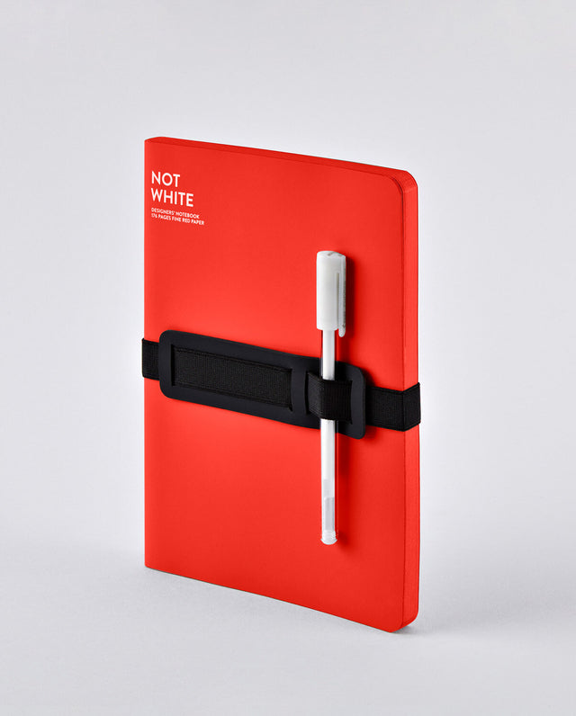 Notizbuch Not White L „RED“ | Nuuna