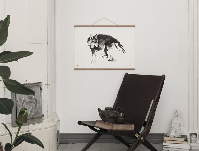 Runde magnetische Posterleisten aus Eiche | Teemu Järvi