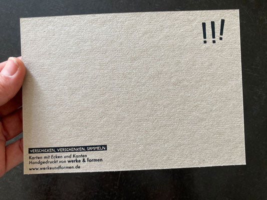 Große Postkarte "SCHÖNE GRÜßE"