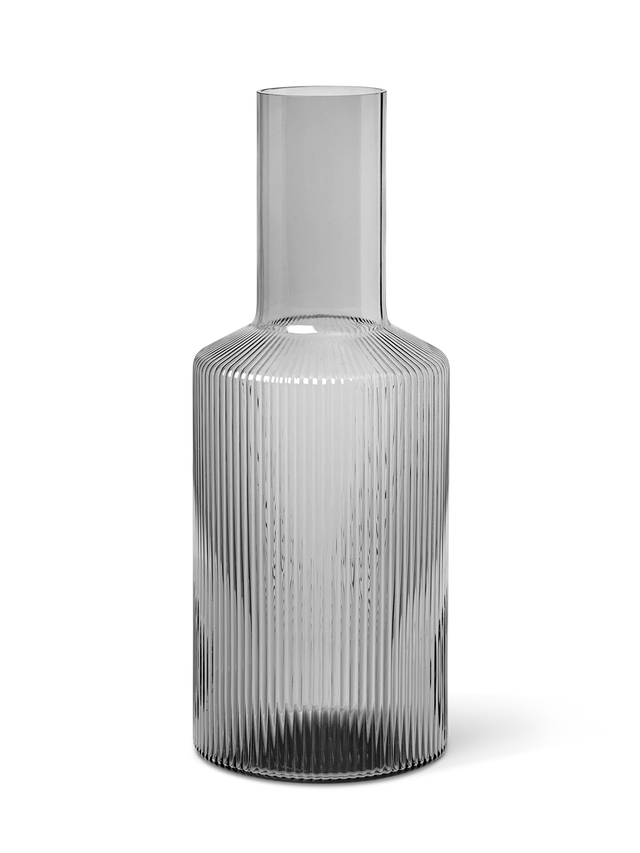 Glaskaraffe RIPPLE in Smoked Grey | ferm LIVING