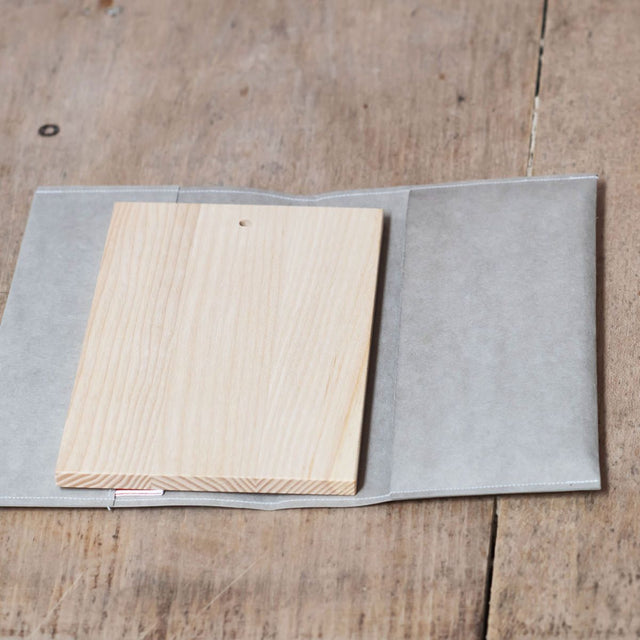 Outdoor-Brettchen mit Etui | grau