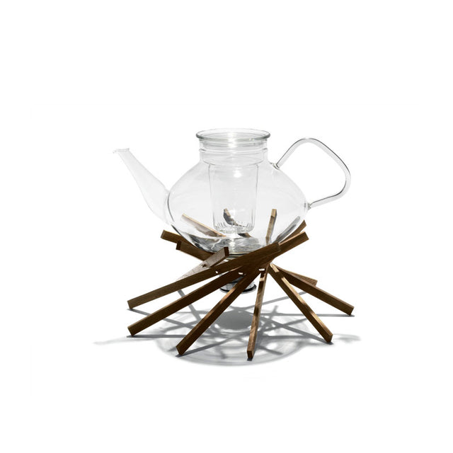 Stövchen keep'ot aus Walnuss-Holz