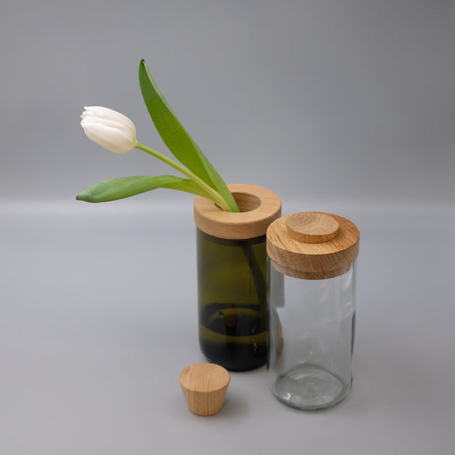 Vase & Dose aus Glas | Side by Side Design