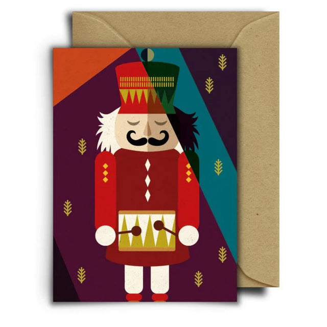 Weihnachtskarte NUSSKNACKER