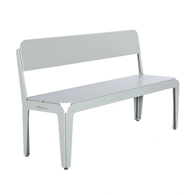 Bended Bench Backrest | Wetterfeste Alu-Gartenbank mit Lehne