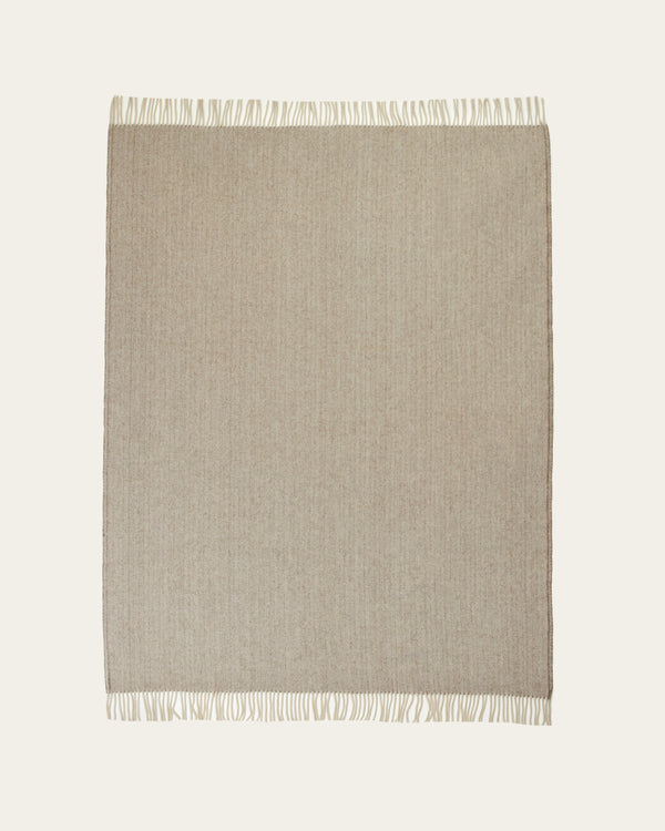 Große Wolldecke MANTEIGAS | Tagesdecke oder Bettüberwuf / 190 x 240 cm