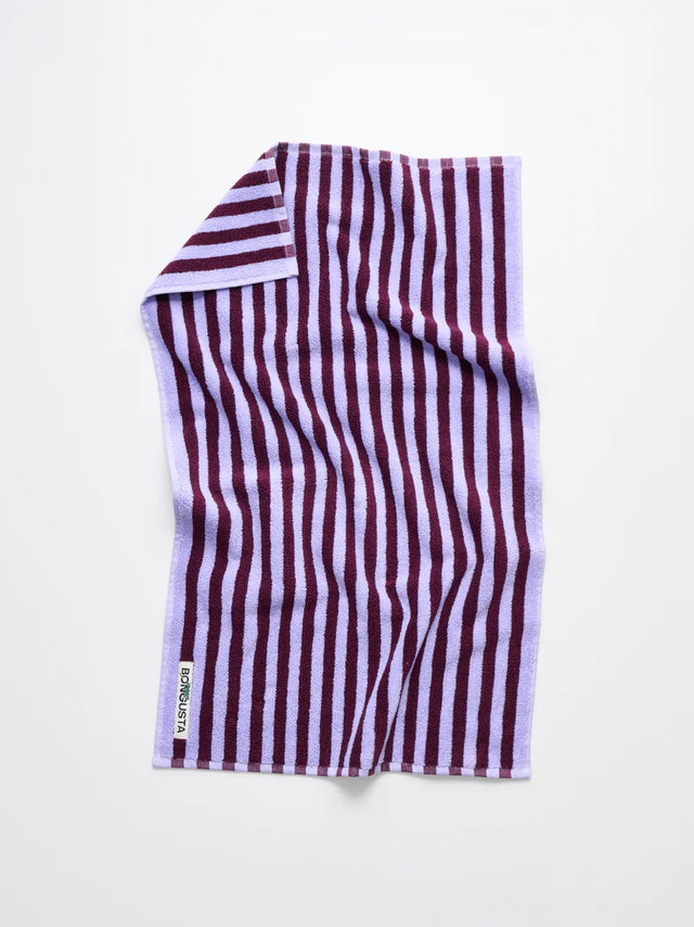 Frottee-Handtuch NARAM | WINE & LAVENDER BLUE