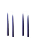Konische Stabkerze in Antique Blue, 20 Zentimeter hoch