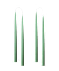 Konische Stabkerze in Dark Reseda Green, 35 Zentimeter hoch