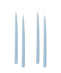 Konische Stabkerze in Pastel Blue, 35 Zentimeter hoch