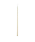 Konische Stabkerze in Offwhite, 20 Zentimeter hoch