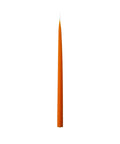 Konische Stabkerze in Orange, 20 Zentimeter hoch