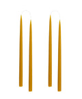 Konische Stabkerze in Honey, 35 Zentimeter hoch