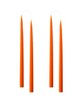 Konische Stabkerze in Orange, 35 Zentimeter hoch