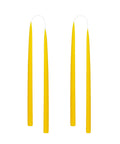 Konische Stabkerze in Lemon Yellow, 35 Zentimeter hoch