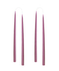 Konische Stabkerze in Light Heather, 20 Zentimeter hoch