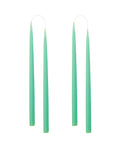 Konische Stabkerze in Mint Green, 20 Zentimeter hoch